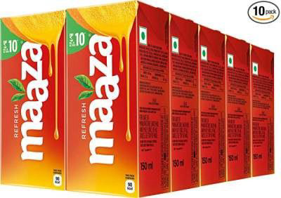 Maaza Mango Tetra Pack 125ml Pack of 40
