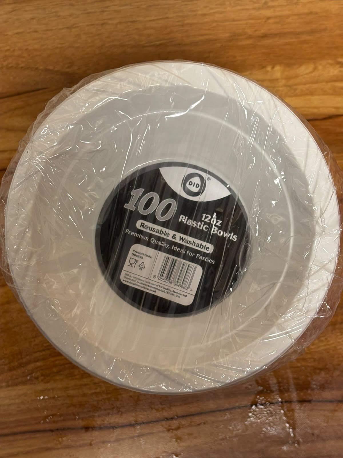 DID 12 oz Plastic bowls 100 N