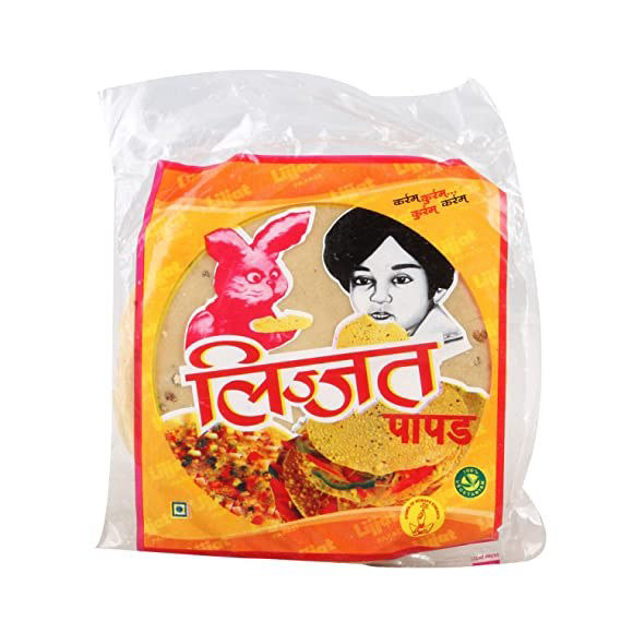 Lijjat Urad Papad 200g