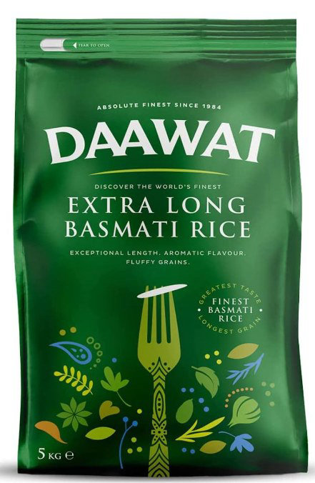 Daawat Extra Long Basmati Rice 5kg