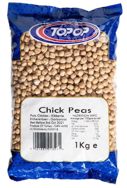 Top-Op Premium Chick Peas 1kg