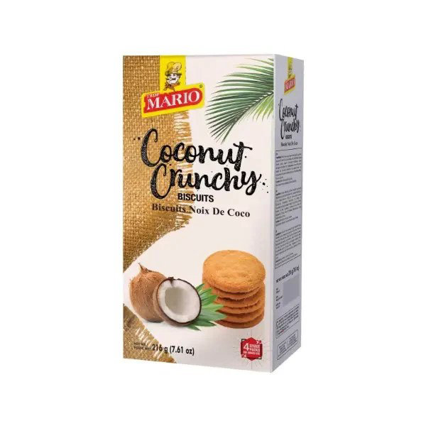Mario Coconut Crunchy Biscuits 216g