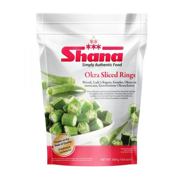 Shana Frozen Okra Cut 300g