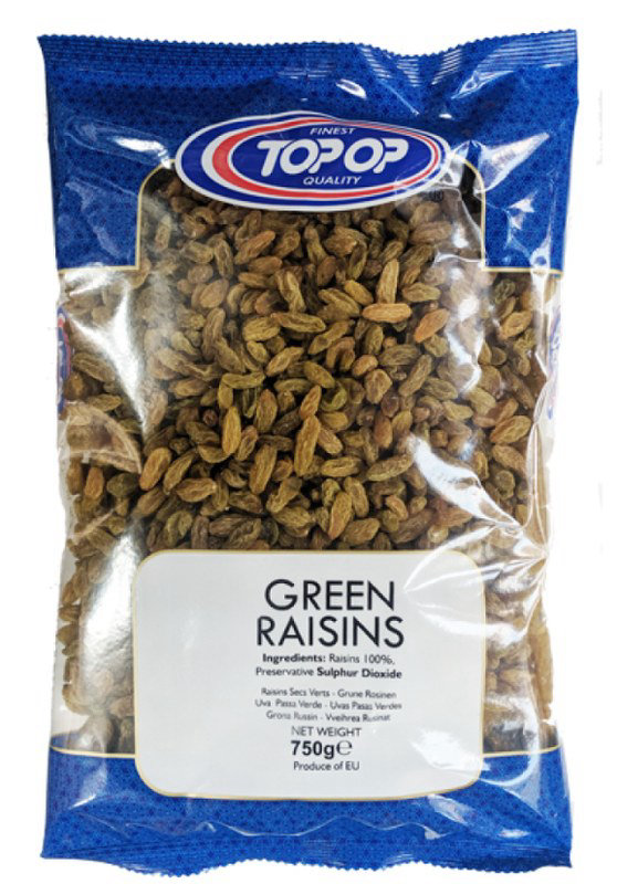 Top-Op Green Raisins 750g
