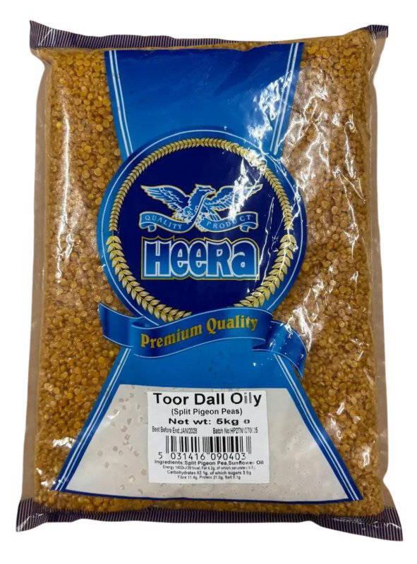 Heera Premium Toor Dall Oily 5kg