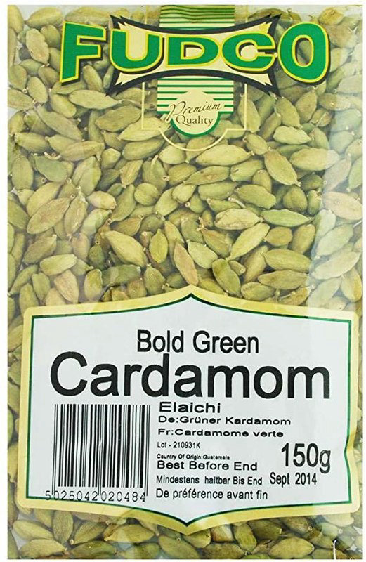Fudco Cardamoms Green 150g (Large Pack)