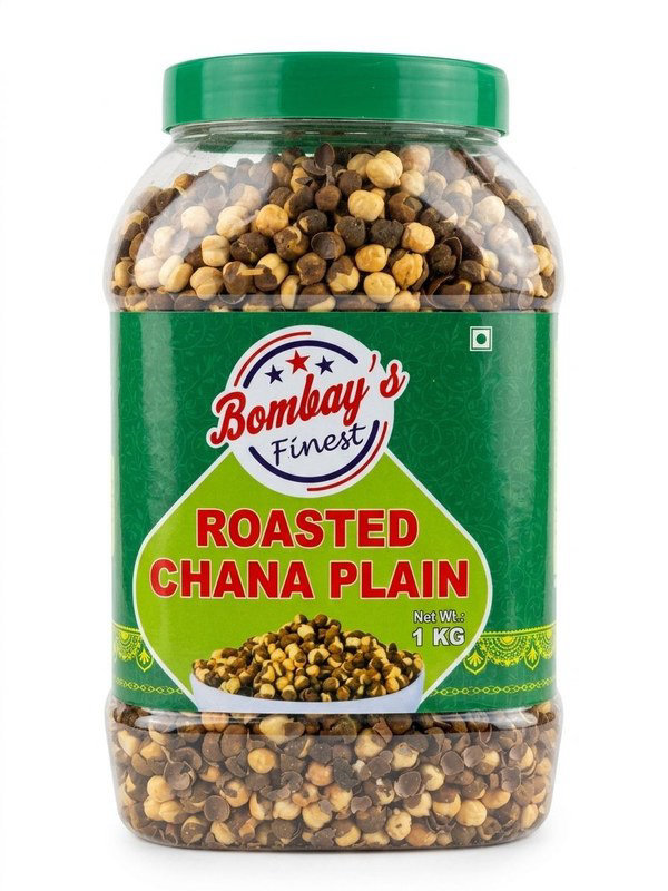 Bombay's Finest Roasted Daria Plain 1kg (Jar)