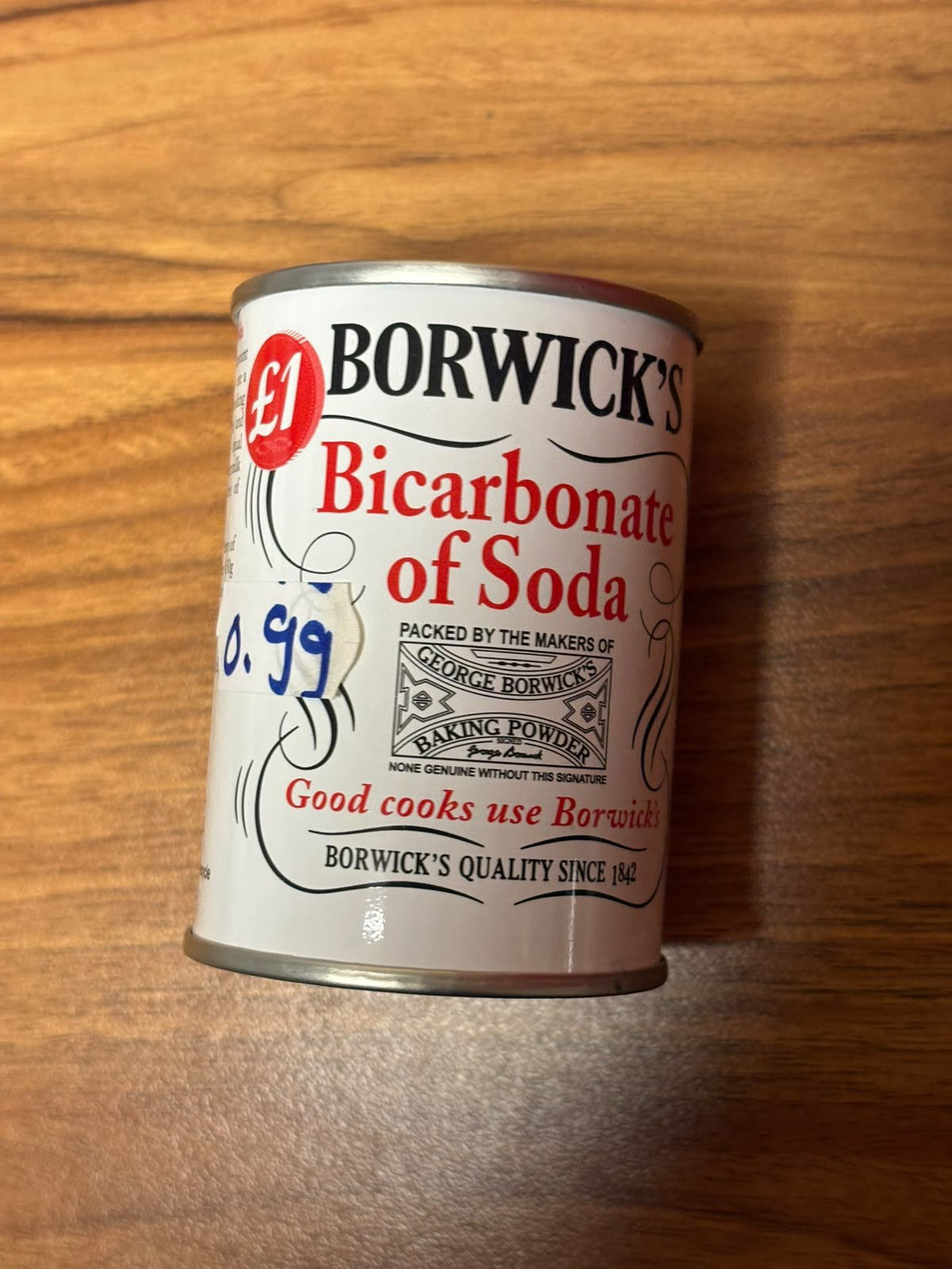 Borwick's Bicarbonate of Soda 100g