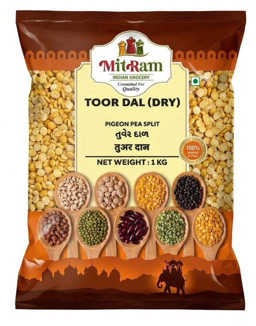 Mitram Premium Toor Dall Plain 1kg