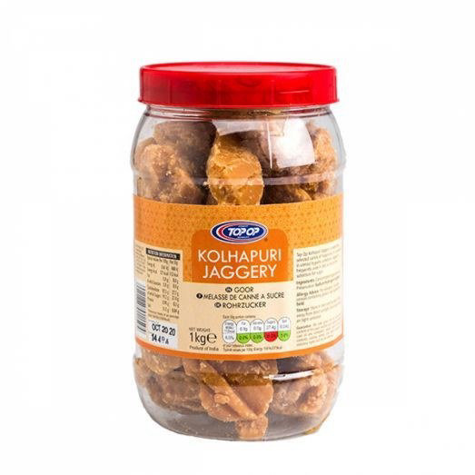 Top-Op Premium Kolhapuri Jaggery Jar 1kg