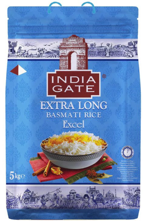 India Gate Extra Long Excel Basmati Rice 5kg