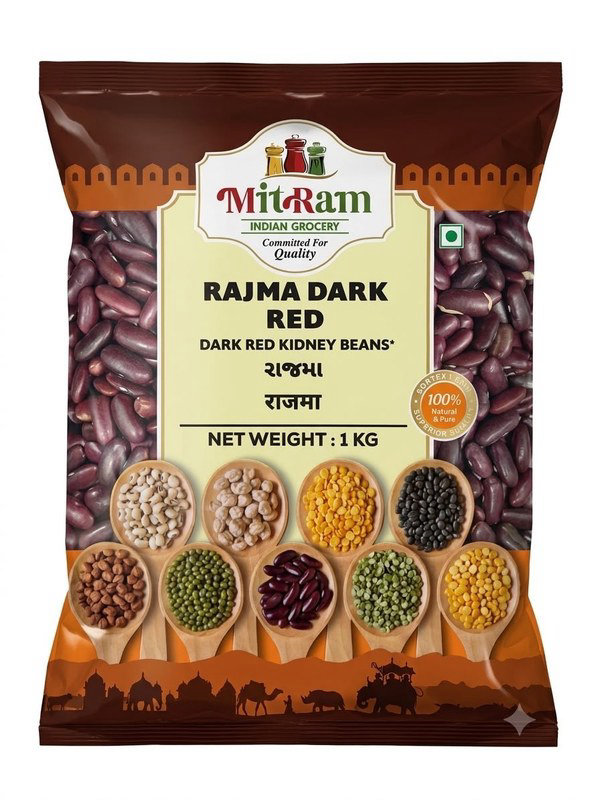 Mitram Dark Red Kidney Beans 1kg