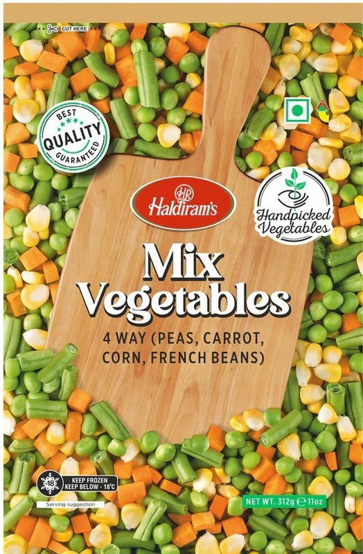 Haldiram's Frozen Mixed Veg (Indian Style) 312g