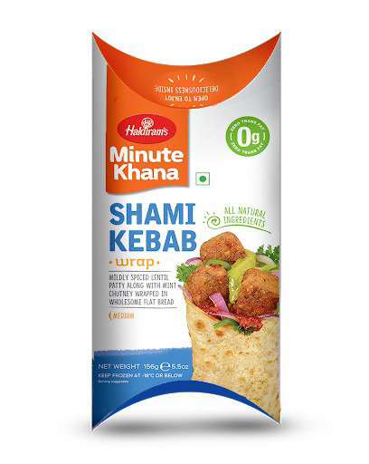 Haldiram's Shami Kebab Wrap 156g