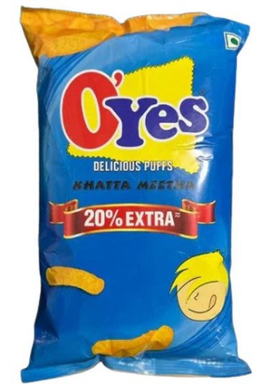O'Yes Khatta Meetha Crisps 35g