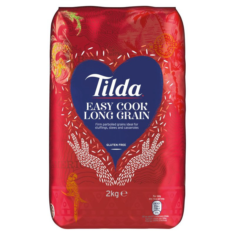 Tilda Easy Cook Long Grain Rice 2kg