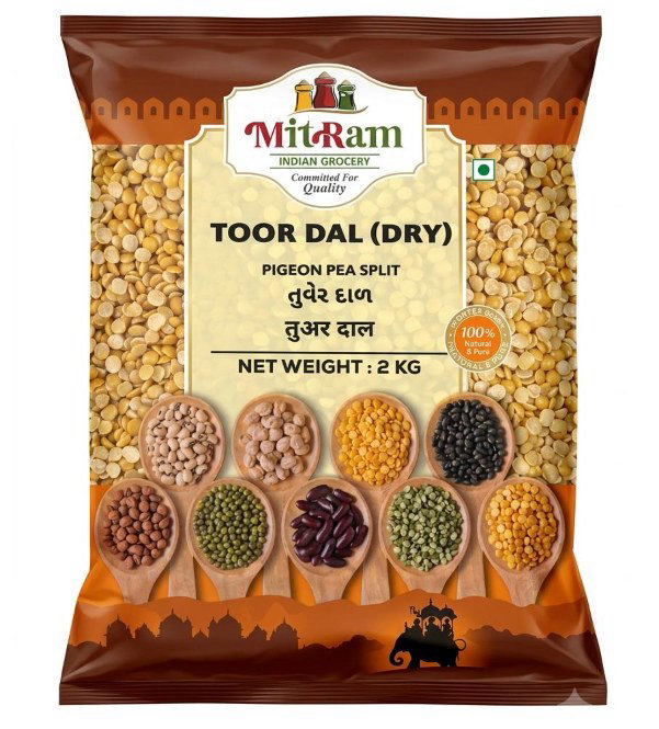 Mitram Premium Toor Dall Plain 2kg