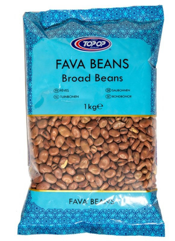 Top-Op Premium Fava Beans (Broad Beans) 1kg
