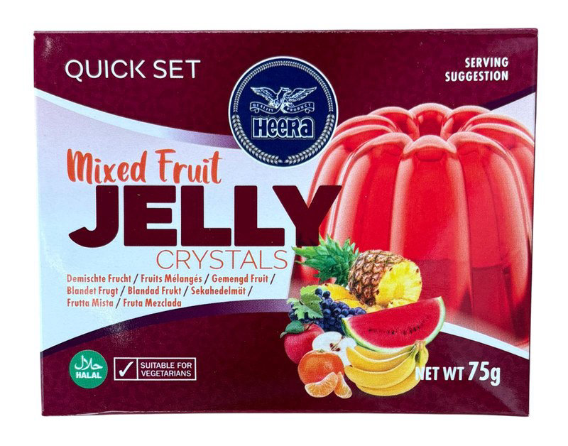 Heera Premium Mixed Fruit Jelly Crystals 75g