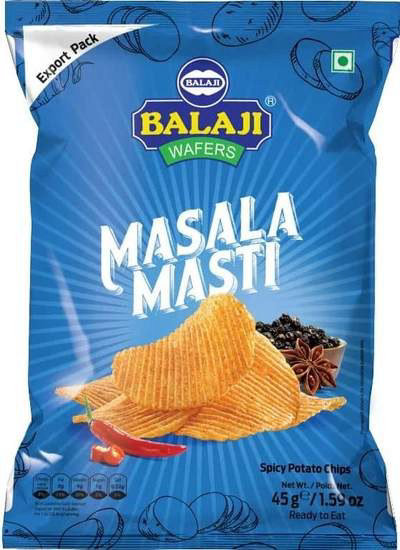 Balaji Masala Masti Wafers Large Pack 140g
