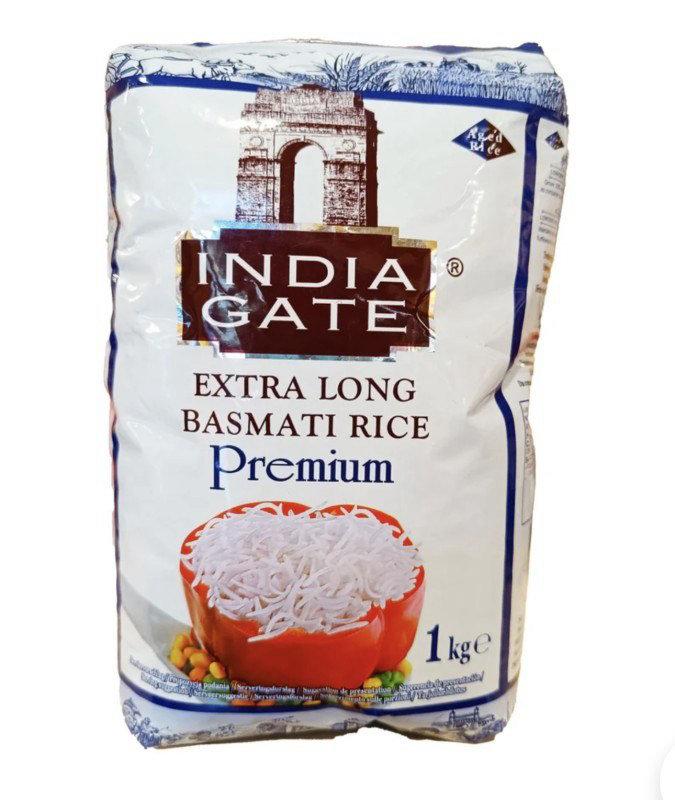 India Gate Premium Extra Long Basmati Rice 1kg