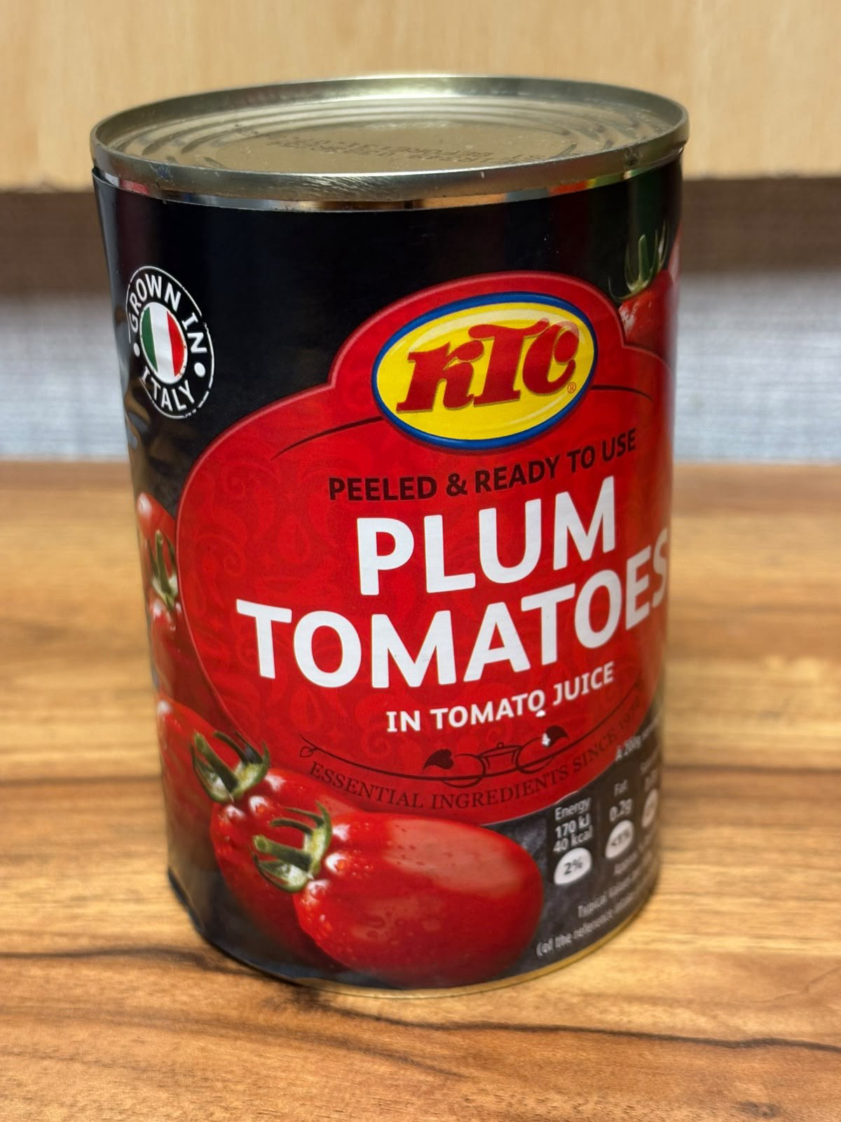 KTC Plum Tomatoes in tomato juice 400g