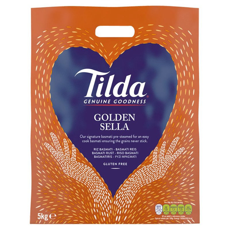Tilda Golden Sella Basmati Rice 5kg