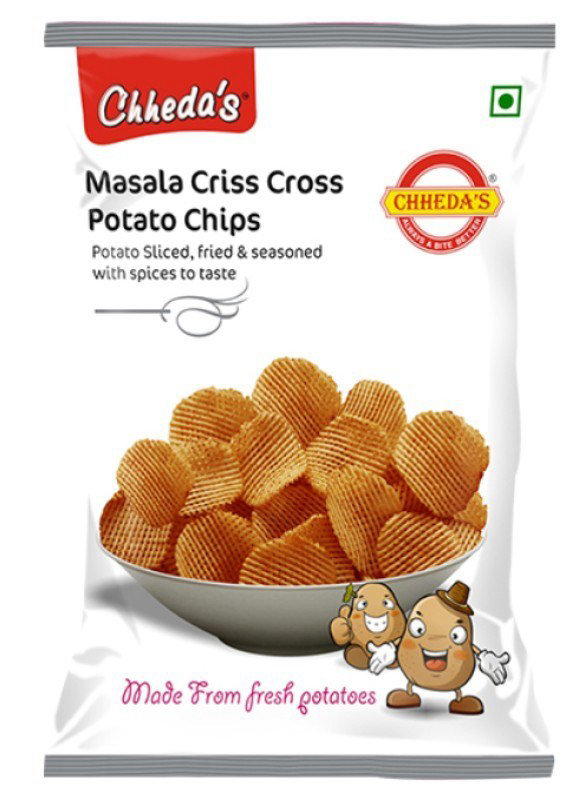 Chheda's Masala Criss Cross Potato Chips 170g