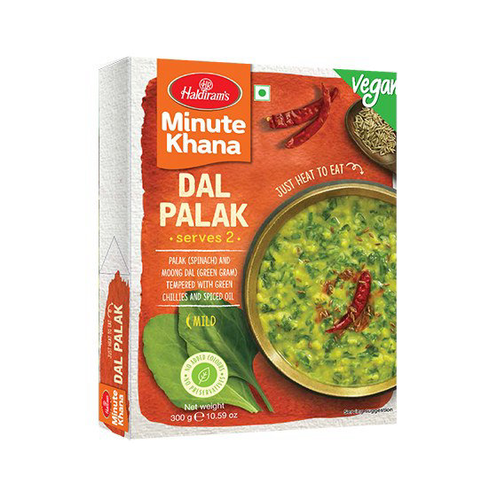 Haldiram's Dal Palak Ready Meal 300g