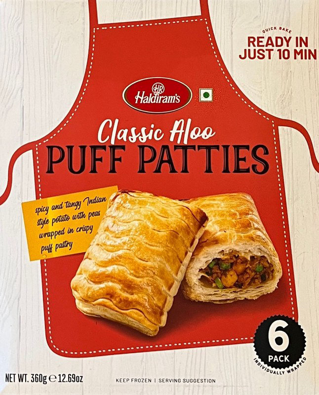 Haldiram's Classic Aloo Puff Patties 360g