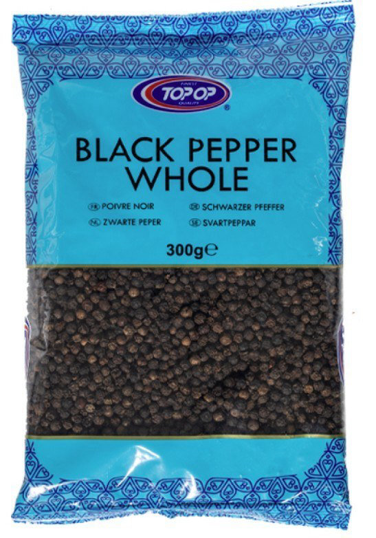 Top-Op Premium Black Pepper Whole 300g