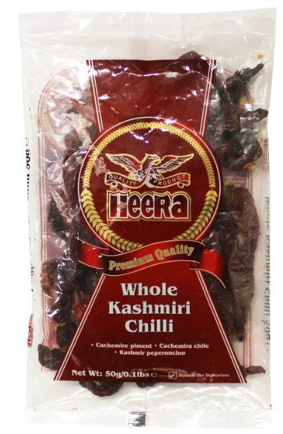 Heera Premium Whole Kashmiri Chilli 50g