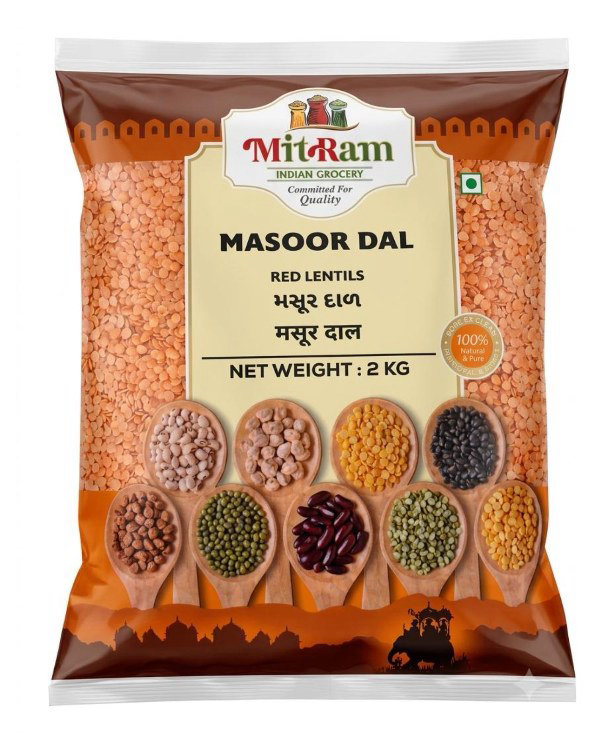 Mitram Masoor Dall (Red Lentils) 2kg