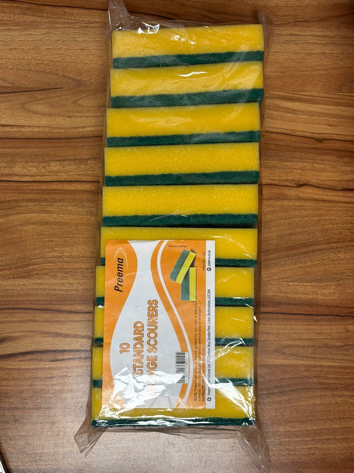 Preema Standard sponge scourers 10piece