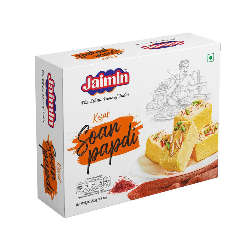 Jaimin Premium Kesar Soan Papdi 250g