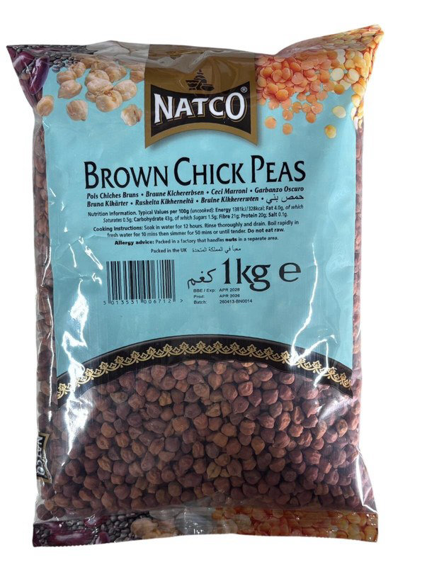 Natco Premium Kala Chana (Brown Chick Peas) 1kg