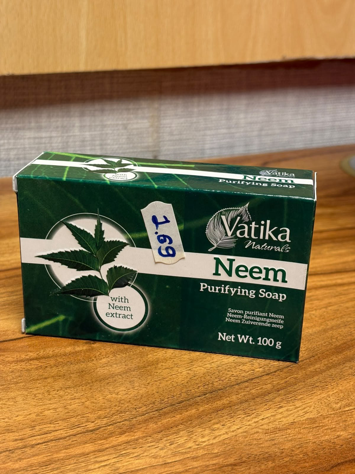 Vatika Naturals Neem Purifying Soap 100g