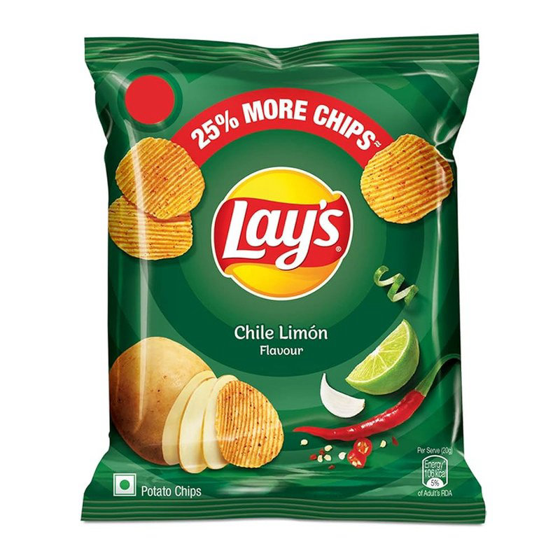 Lays Chilli Lemon Crisps 50g *PACK OF 10*