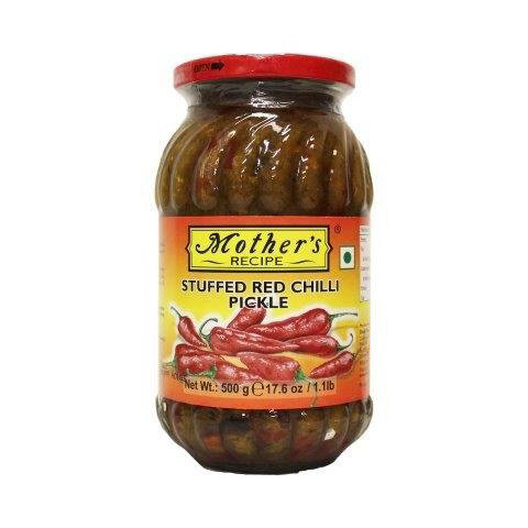 Mother's Stuffed Red Chilli Pickle 500g