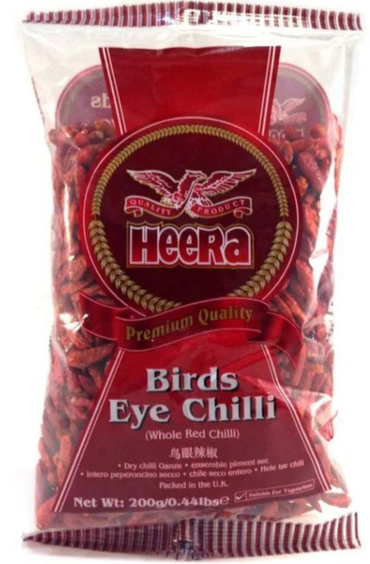 Heera Premium Birds Eye Chilli 200g