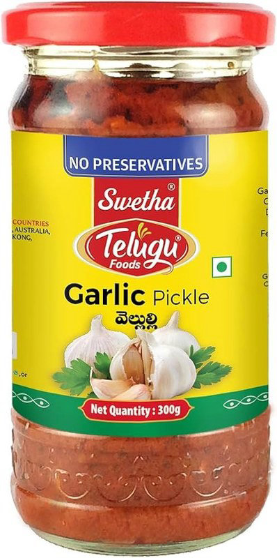 Telugu Premium Garlic Pickle 300g