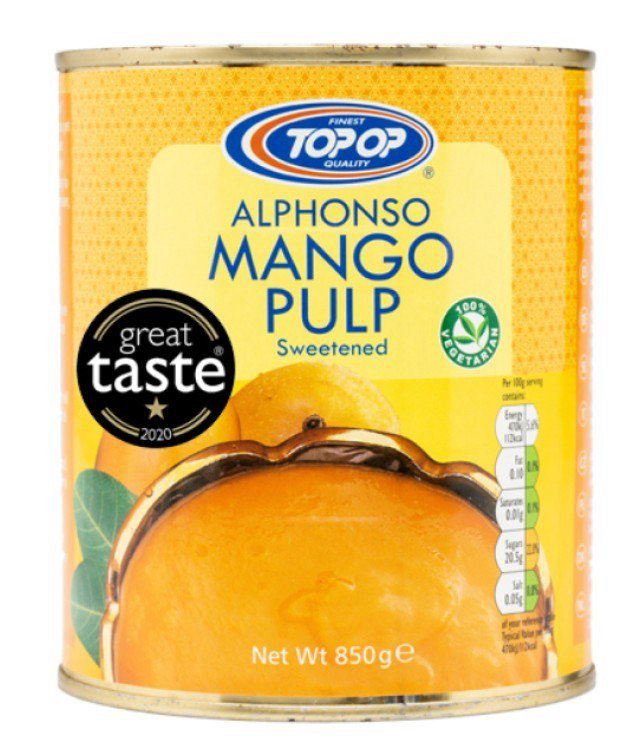 Top-Op Alphonso Mango Pulp 850g