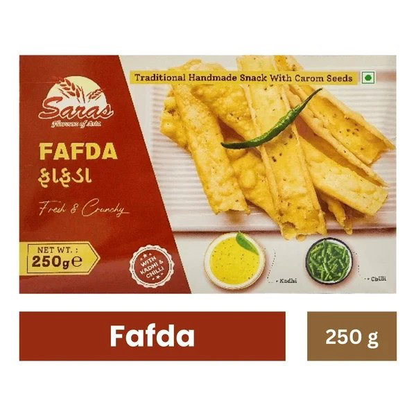 Saras Fafda With Chutney 250g