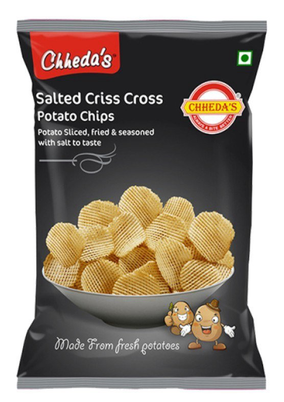 Chheda's Salted Criss Cross Potato Chips 170g