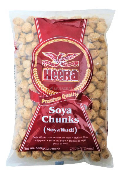 Heera Premium Soya Chunks 500g (Large Pack)