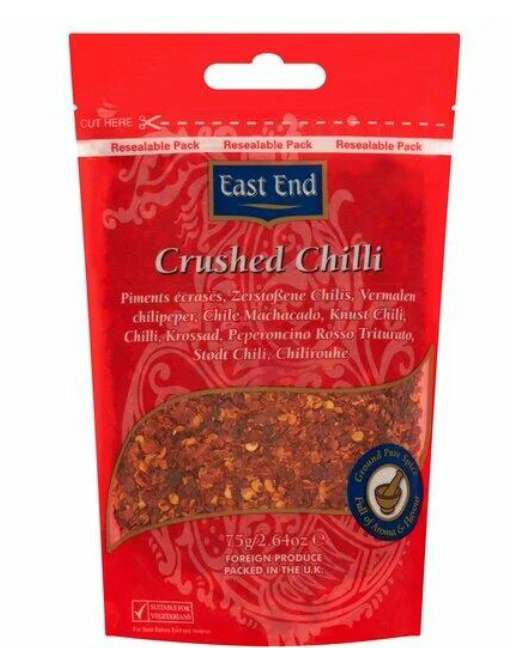 East End Crushed Chilli 75g