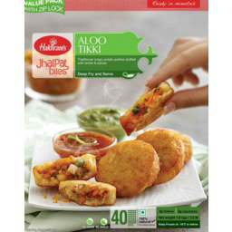 Haldiram's Aloo Tikki (Family Pack 40's) 1.6kg