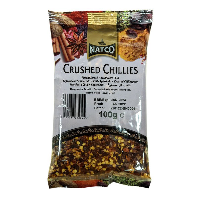 Natco Crushed Chillies 100g