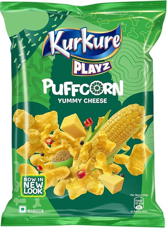 Kurkure Puff Corn 52g (Pack of 10)