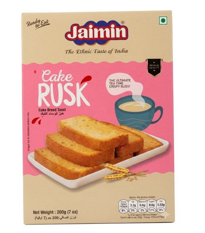 Jaimin Premium Cake Rusk 200g